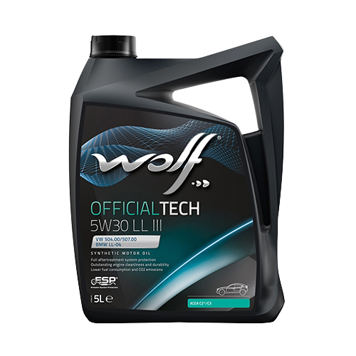 Моторное масло Wolf OfficialTech 5W-30 LL III, 5л 